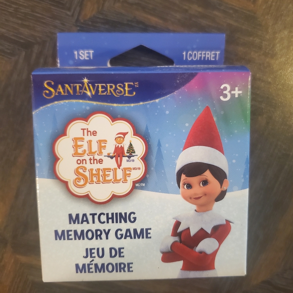 The Elf on the Shelf Matching Memory Game- New
